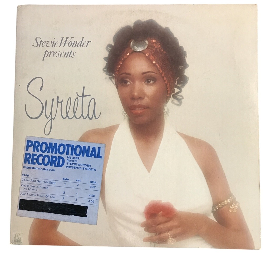 Motown Syreeta Vinyl LP 12" Black 1974 Promo Stevie Wonder Soul Funk R&B Retro